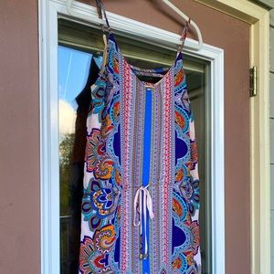 Lucy & Laurel | Bright Colored Patterned Dress